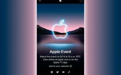 AR al evento de iPhone13, invitación novedosa