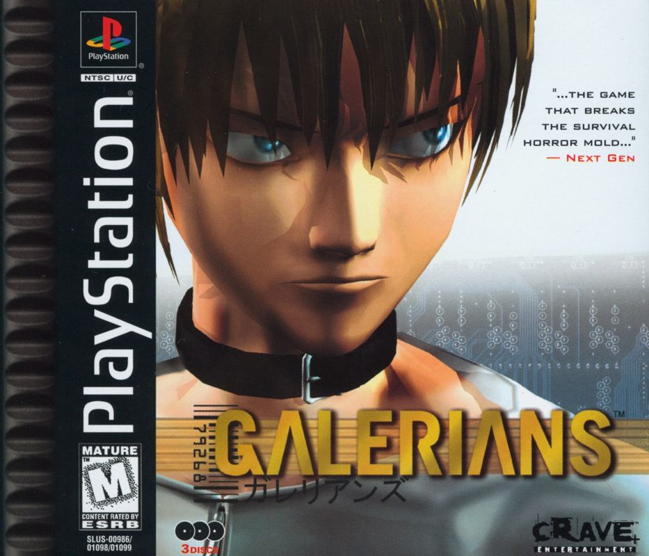 Galerians (1999, Playstation)
