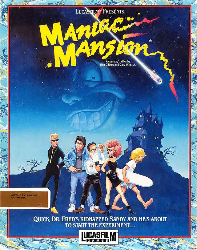 Maniac Mansion (1987, Commodore 64, Apple II)